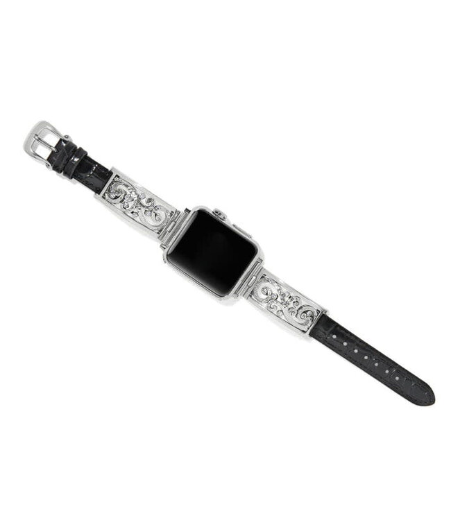 BRIGHTON Irvine Watch Band - Silver-Black