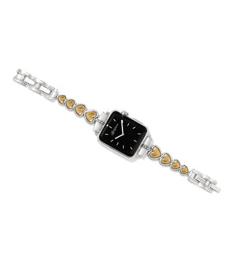 BRIGHTON Pretty Tough Two Tone Heart Watch Band