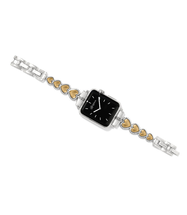 BRIGHTON Pretty Tough Two Tone Heart Watch Band