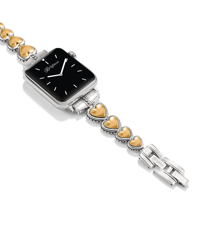 BRIGHTON Pretty Tough Two Tone Heart Watch Band