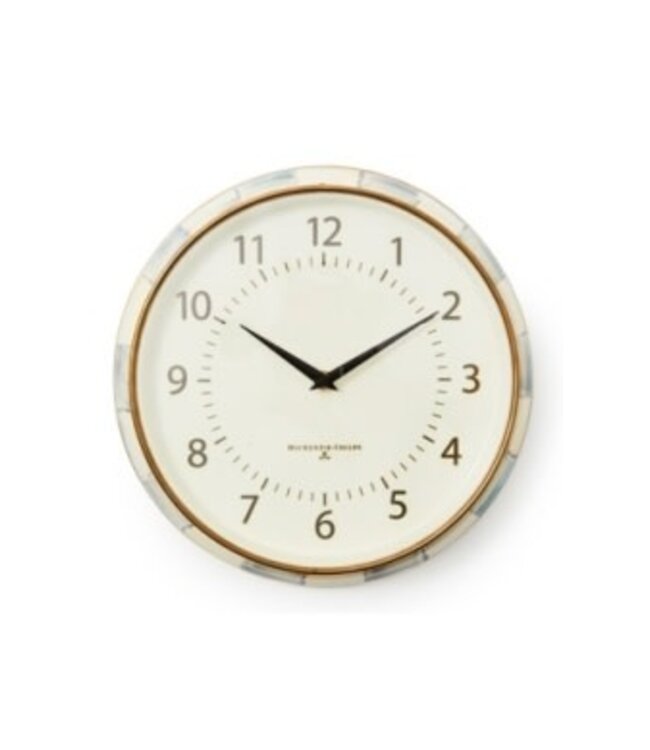 MACKENZIE CHILDS Check School Wall Clock