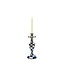 MACKENZIE CHILDS Royal Check Candlestick