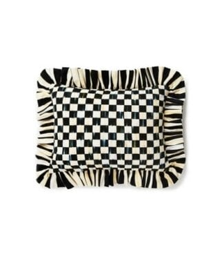 MACKENZIE CHILDS Courtly Check Ruffle Lumbar Pillow