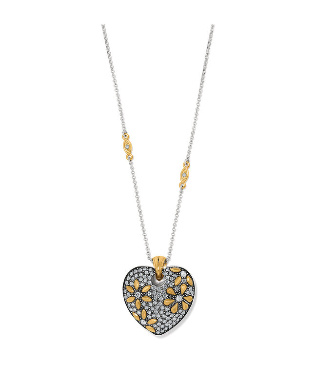 BRIGHTON Garden Of Love Heart Convertible Reversible Necklace