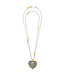 BRIGHTON Garden Of Love Heart Convertible Reversible Necklace