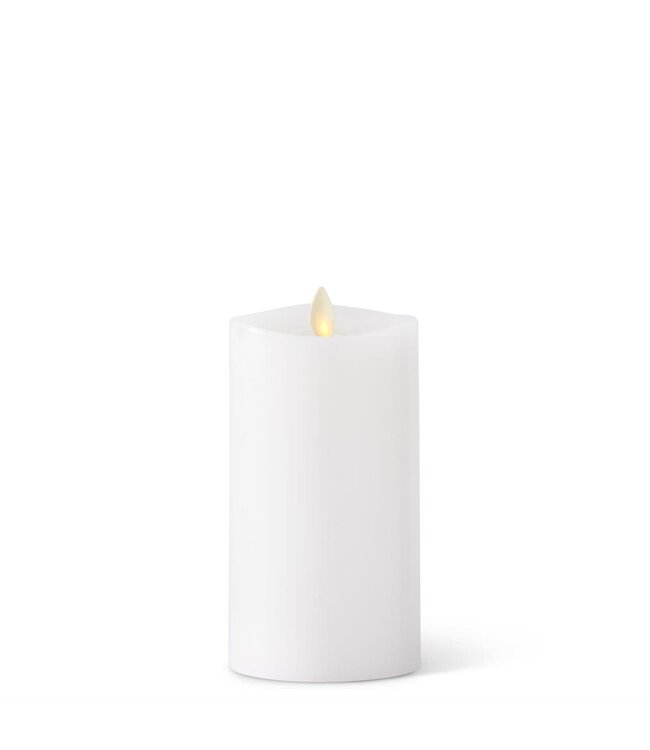 White Wax Luminara Tall Indoor Candles with