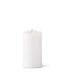 White Wax Luminara Tall Indoor Candles with