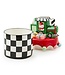MACKENZIE CHILDS Granny Kitsch Train Lidded Dish