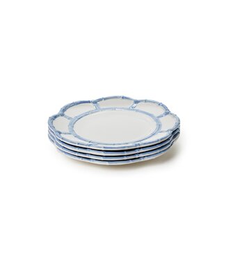 French Blue Bamboo Touch Salad / Dessert Plates - Sold Individually