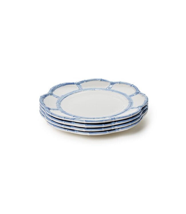 French Blue Bamboo Touch Salad / Dessert Plates - Sold Individually