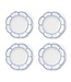 French Blue Bamboo Touch Salad / Dessert Plates - Sold Individually