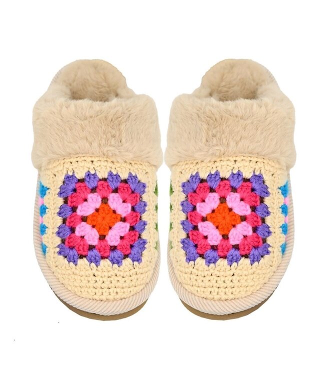 Granny square slippers deals