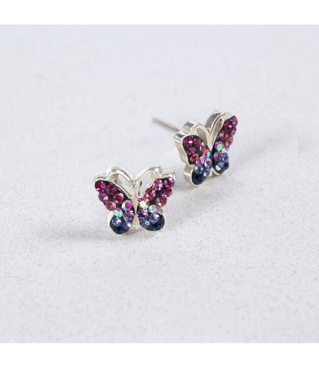 MOSAICO JEWELRY Butterfly Stud Earrings