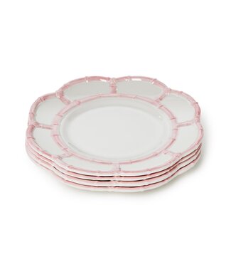 Pink Bamboo Touch Salad / Dessert Plate - Sold Individually