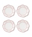 Pink Bamboo Touch Salad / Dessert Plate - Sold Individually