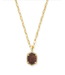 KENDRA SCOTT Daphne Pave Frame Short Pendant Necklace