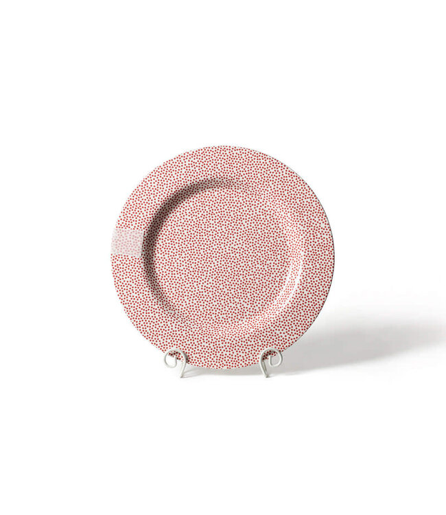 HAPPY EVERYTHING Red Small Dot Entertaining Big Platter