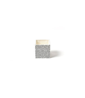 HAPPY EVERYTHING Black Small Dot Mini Nesting Cube Small