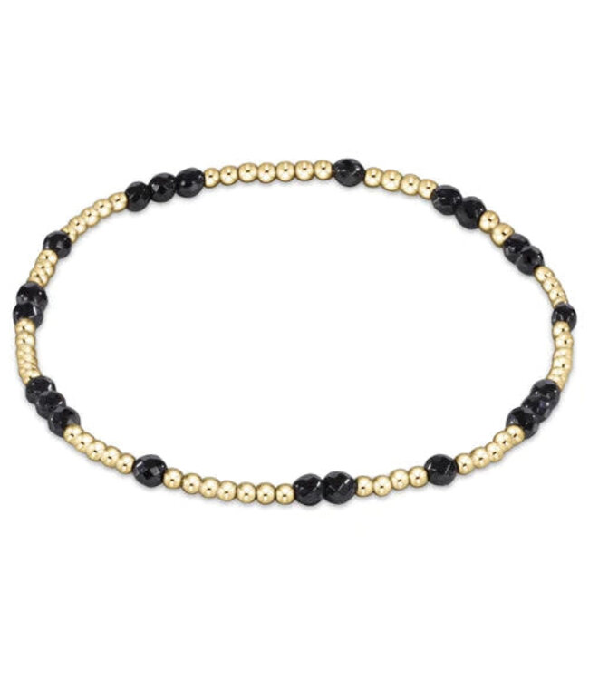 ENEWTON Hope Unwritten Gemstone 2mm Bead Bracelet - Faceted Hematite