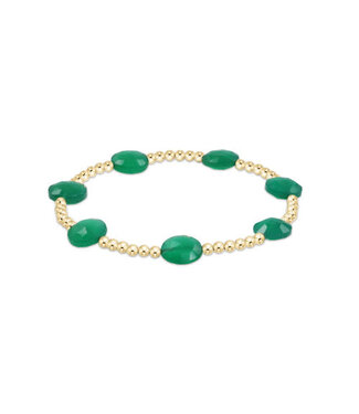 ENEWTON Enewton Extends - Admire Gold 3MM Bead Bracelet - Green Onyx