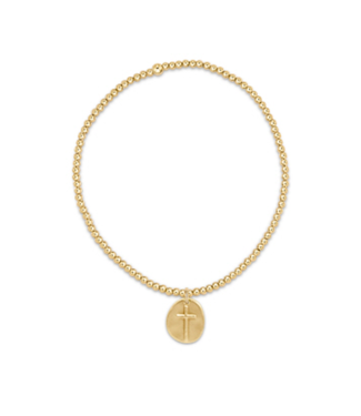 ENEWTON Classic Gold 2mm Bead Bracelet - Inspire Small Gold Charm