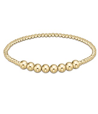 ENEWTON Classic Gold Beaded Bliss 2.5mm Bead Bracelet - 5mm Gold
