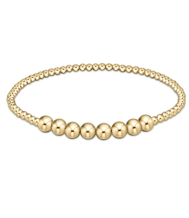 ENEWTON Classic Gold Beaded Bliss 2.5mm Bead Bracelet - 5mm Gold