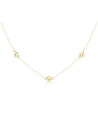ENEWTON 17” Choker Simplicity Chain Gold - Classic 6MM Gold