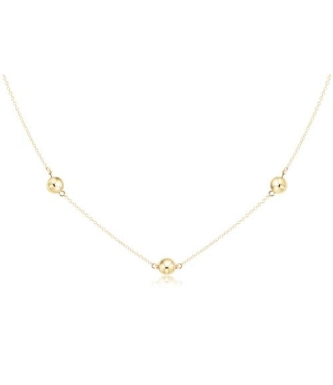 ENEWTON 17” Choker Simplicity Chain Gold - Classic 6MM Gold