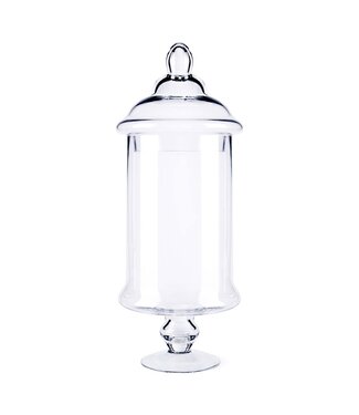 D7.5" H19" Jar with Lid
