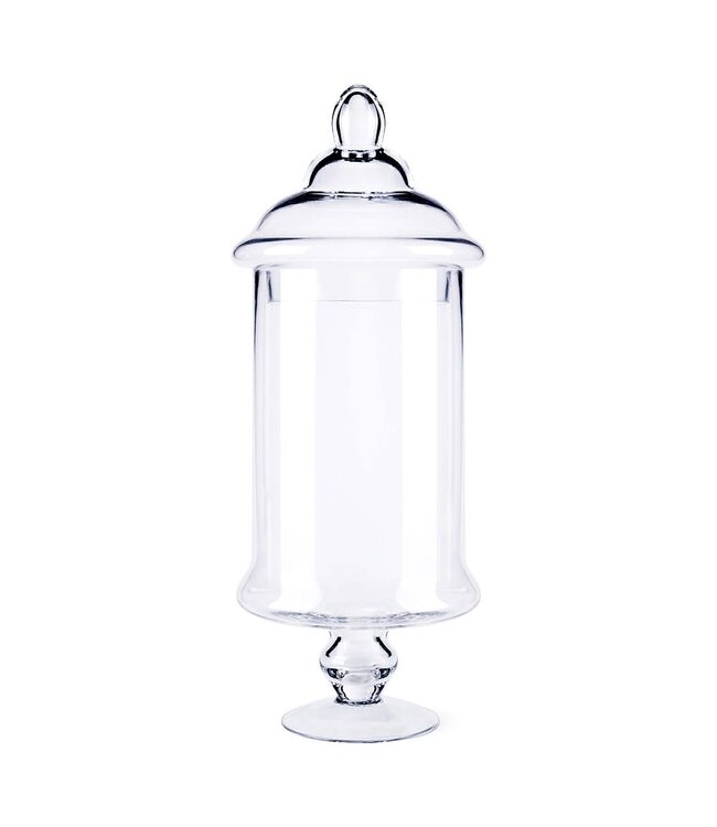 D7.5" H19" Jar with Lid