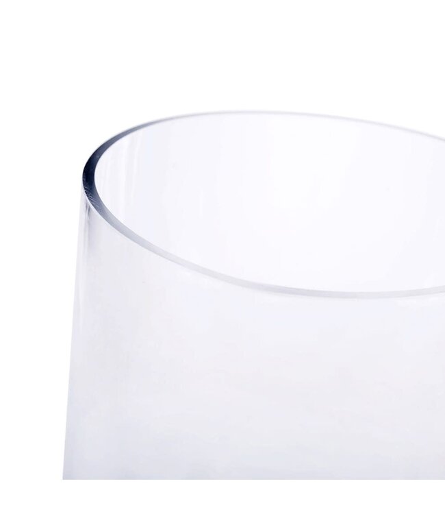 D7.5" H19" Jar with Lid