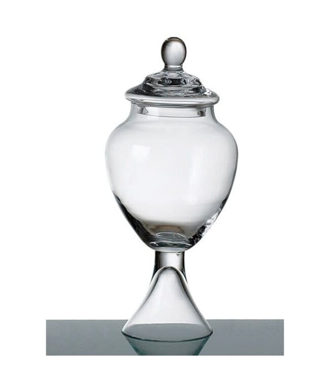 D6" H14" Jar With Lid