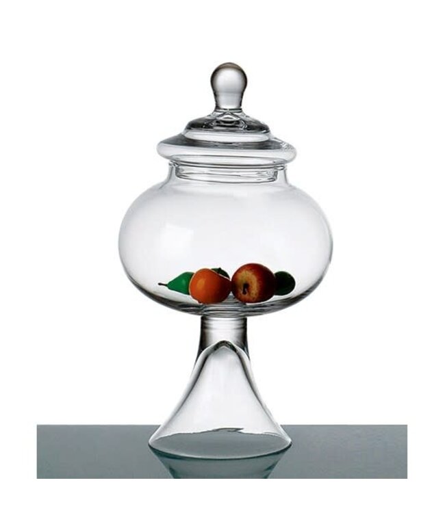 D6.5" H12" Jar With Lid