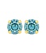 TOVA Oakland Studs in Chrome Earrings