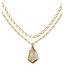KENDRA SCOTT Camry Enamel Frame Multi Strand Necklace