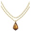 KENDRA SCOTT Camry Enamel Frame Multi Strand Necklace