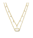 KENDRA SCOTT Elisa Pearl Multi Strand Gold Necklace