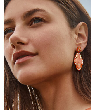 KENDRA SCOTT Abbie Enamel Frame Statement Earrings