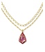 KENDRA SCOTT Camry Enamel Frame Multi Strand Necklace