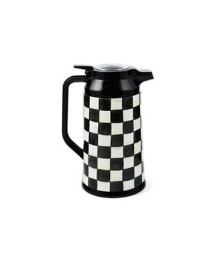 MACKENZIE CHILDS Courtly Check Coffee Carafe