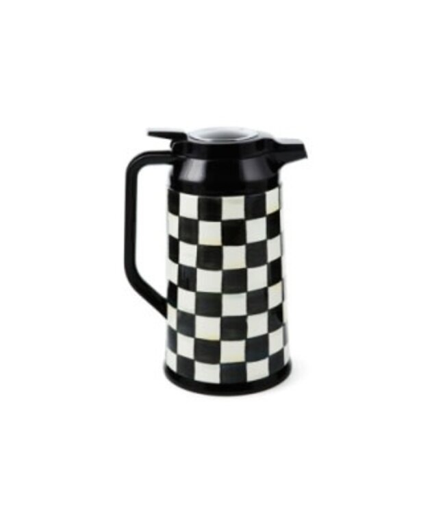 MACKENZIE CHILDS Courtly Check Coffee Carafe