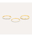 ELLA STEIN Shiny Three Stackable Ring