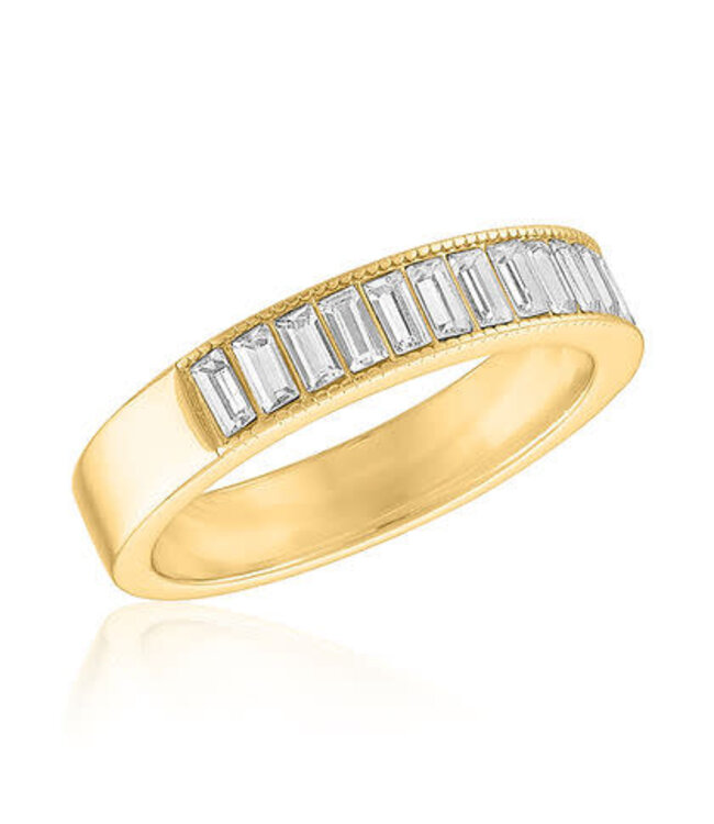 Bold Baugette Gold Layers Rings