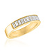 Bold Baugette Gold Layers Rings