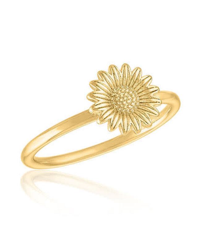 Sunflower Gold Layers Rings