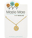 Gold Butterfly Disc Mazie Mae Necklace