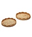 Scalloped Edge Round Tray