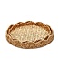 Scalloped Edge Round Tray