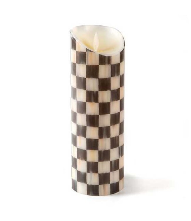 MACKENZIE CHILDS Courtly Check Flicker Pillar